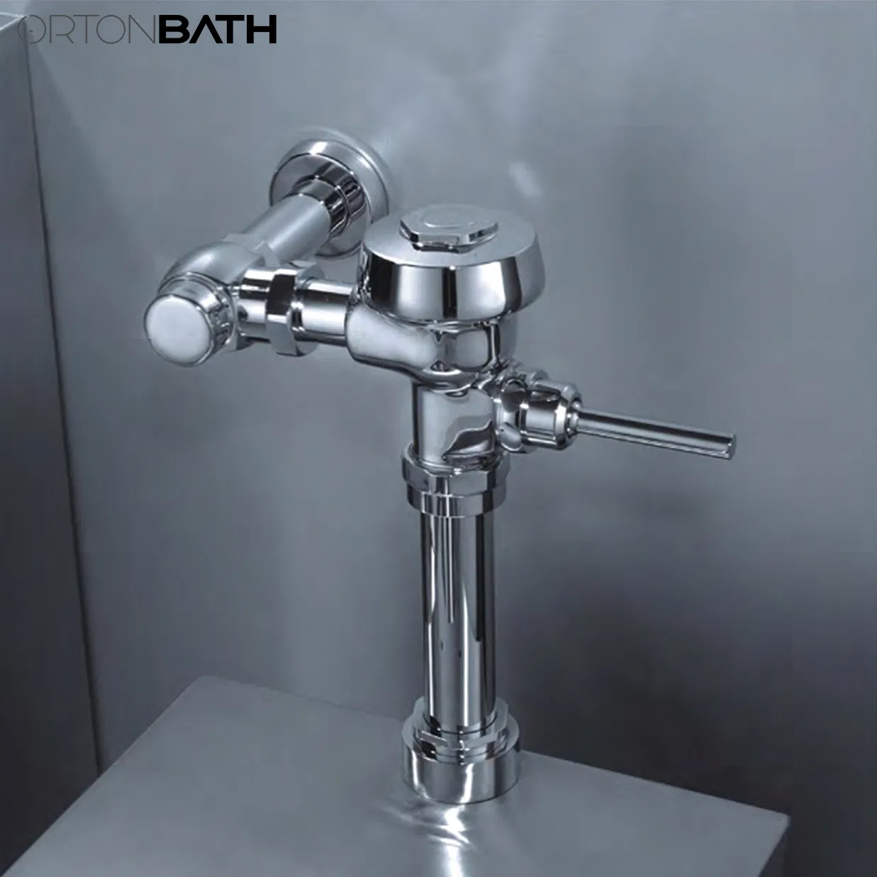 Ortonbath Aqua Flush Exposed Closet Cast Wall Flange, Sweat Solder Kit Flush Valve for Water Closets