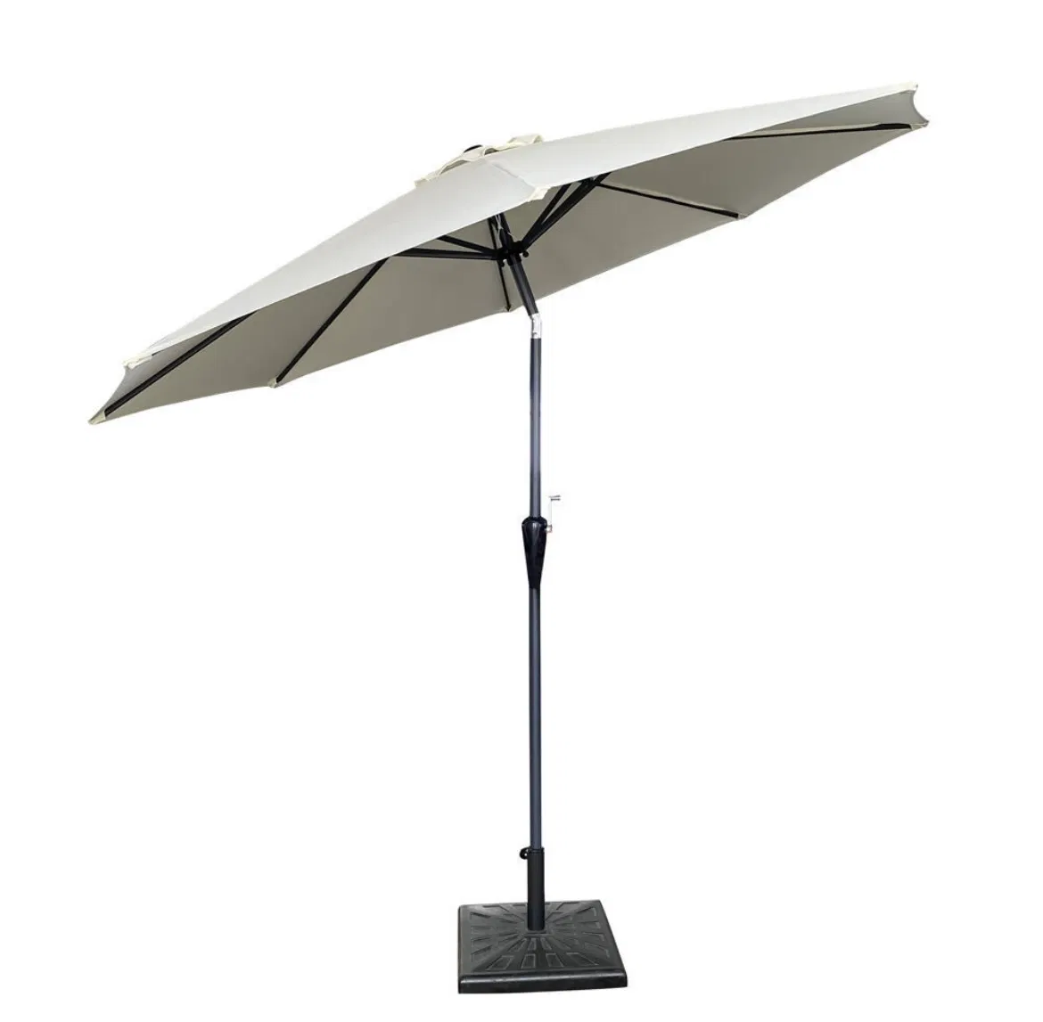 Большой пляжный зонт от солнца с UV-защитой для улицы