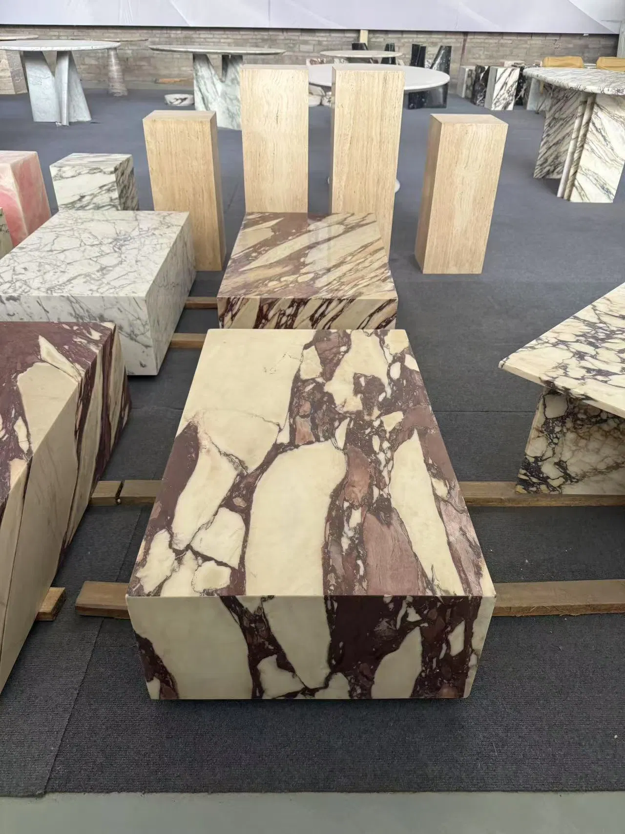 Hot Sell Granite and Marble Stone Table Garden Table and Bench