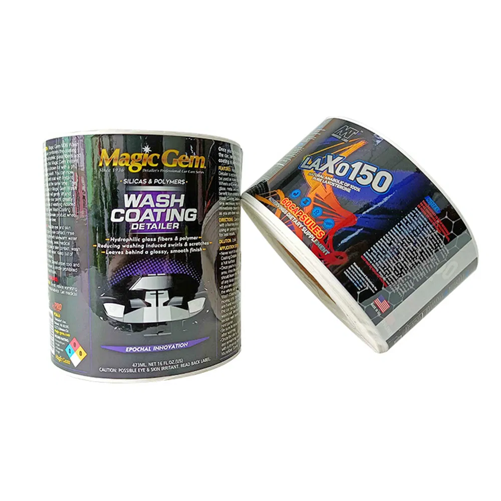 Hot Sale Art Paper Colorful Roll Adhesive Label Sticker Printing Manufacturer