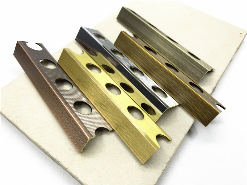 Metal Aluminum Tile Corner Edging Trim for Ceramica Floor Wall