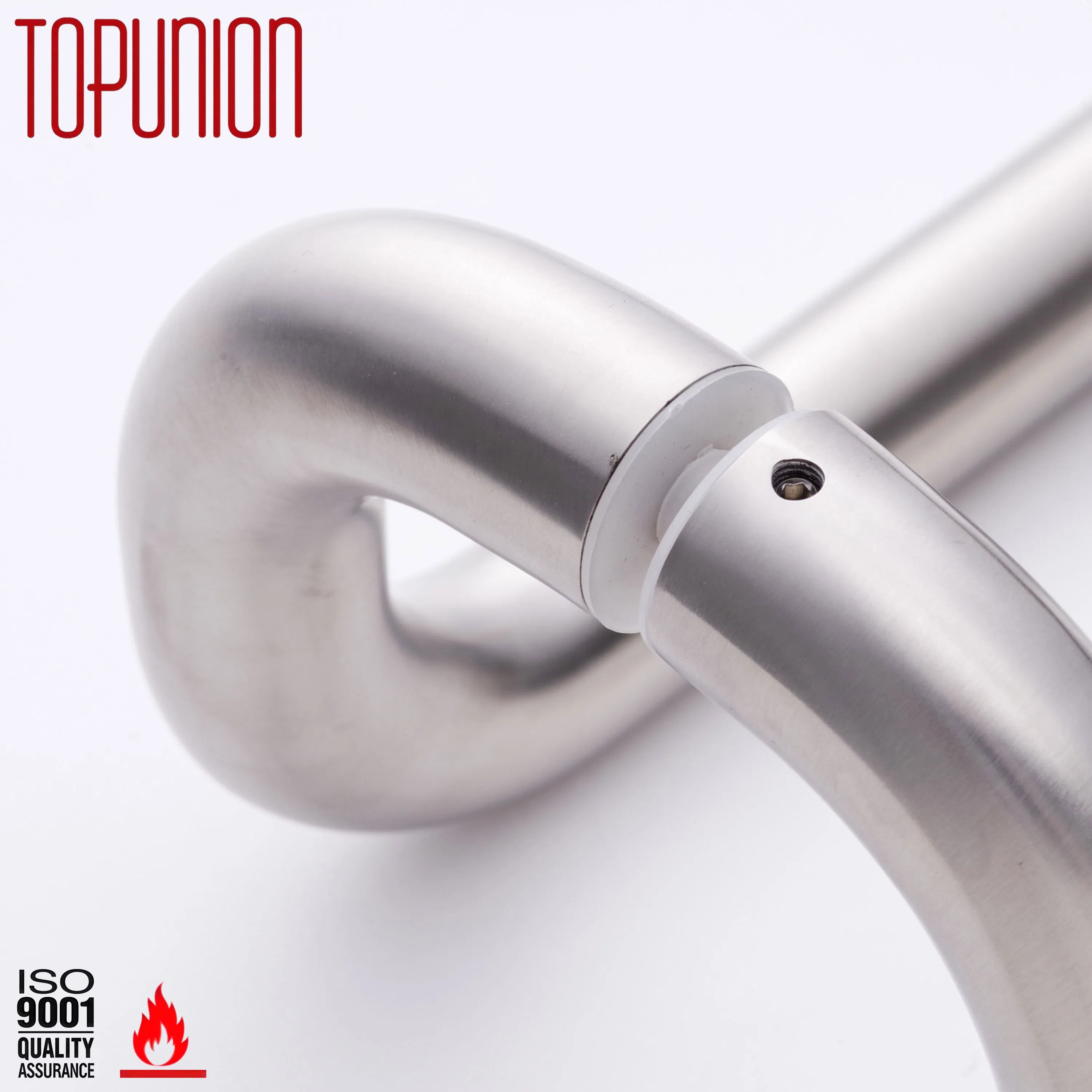 Glass Door Handle Double Sided Use Four Curve Design Professional Installation Guide