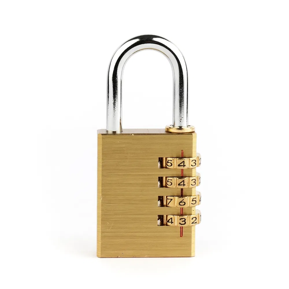 China Brass 3-Digit Password Locker Combination Padlock for Cabinet