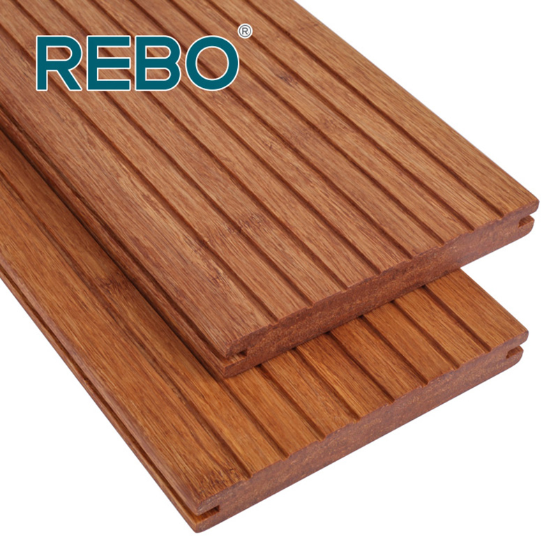 High Quality Low Maintenance Bamboo Decking Flooring Panels for Outdoor