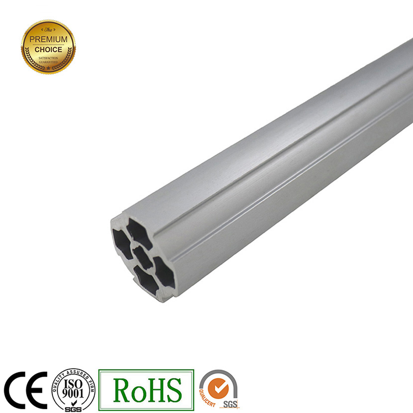 Yusi Silver Aluminum Pipe with Aluminum Joints for Industrial Cart
