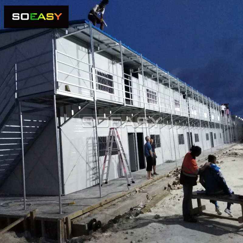 Hot Sale Fast Install Two Floors Prefab Modular Building for Soldier Camp