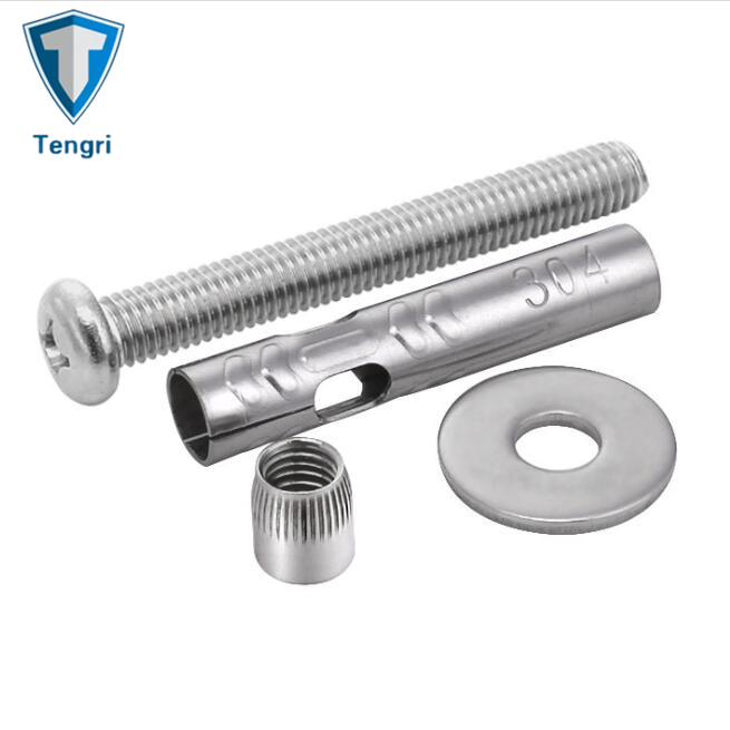 Анкерный болт из нержавеющей стали 304 с крестообразным шлицем