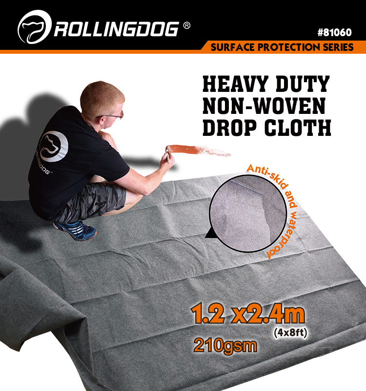 Rollingdog-PRO 81437 Heavy Duty Non-Woven Drop Cloth