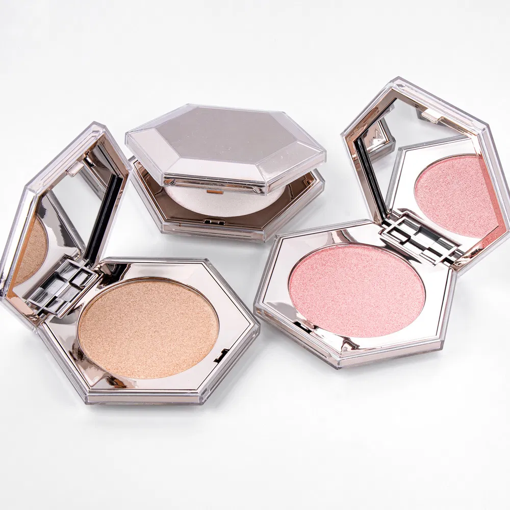 Wholesale Private Label Highlighter Palette Powder Custom Logo Pressed Powder Vegan Pigmented Highlighter