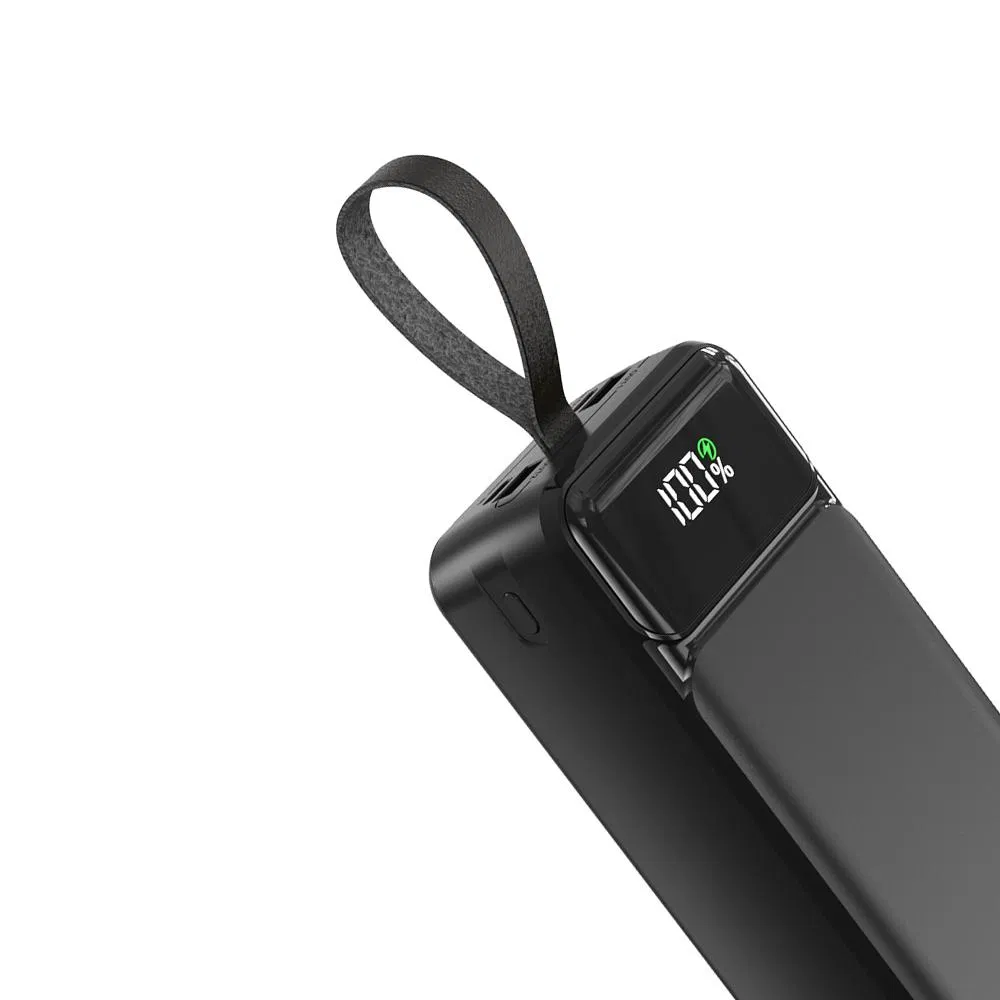 Aspor A317 Portable Outdoor Style 30000mAh Big Capacity 22.5W Fast Charging Power Bank with Cable Factory Price