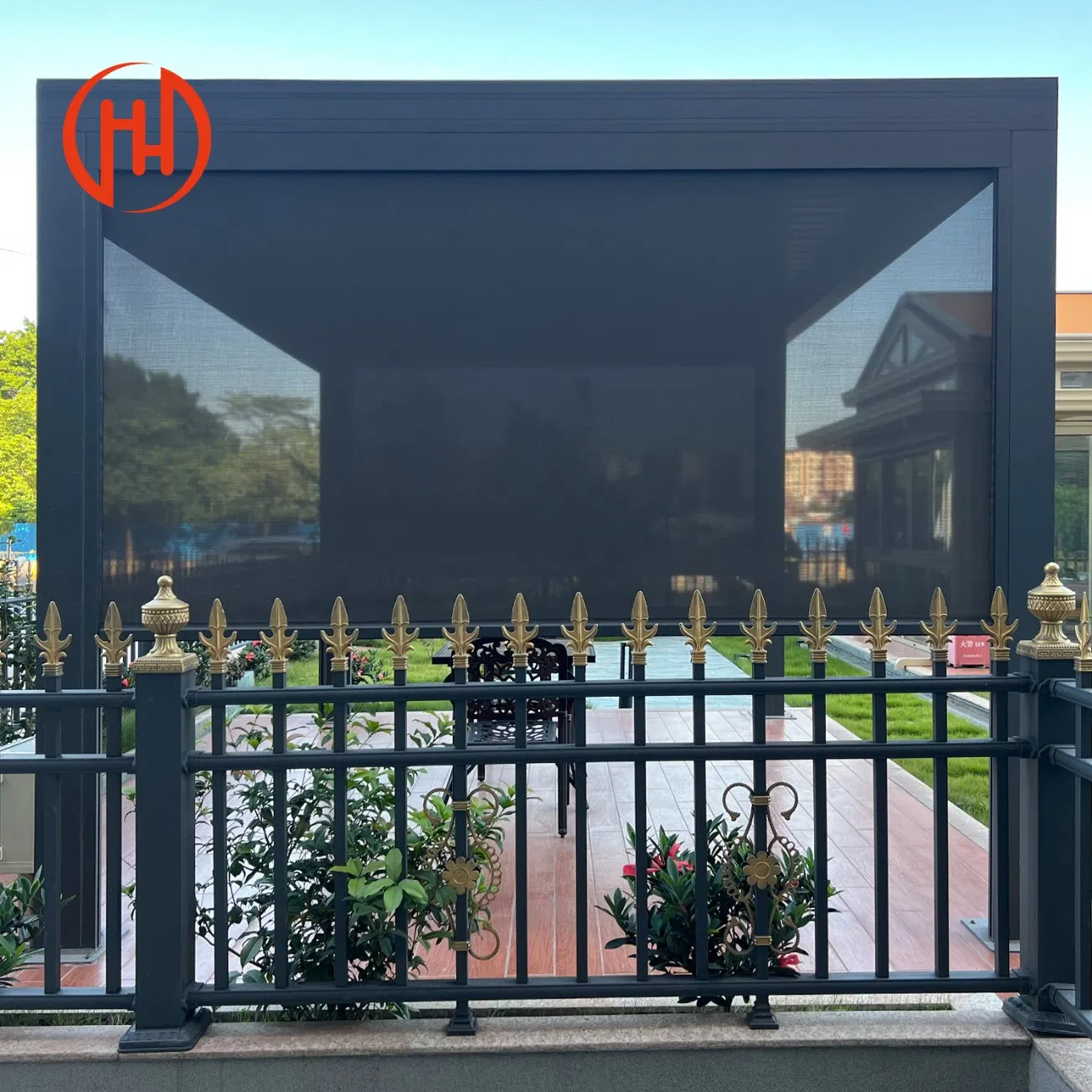 Custom Aluminum Rolling Shutter Door Hurricanes Resistance Shutte Roll-up Shutter Door