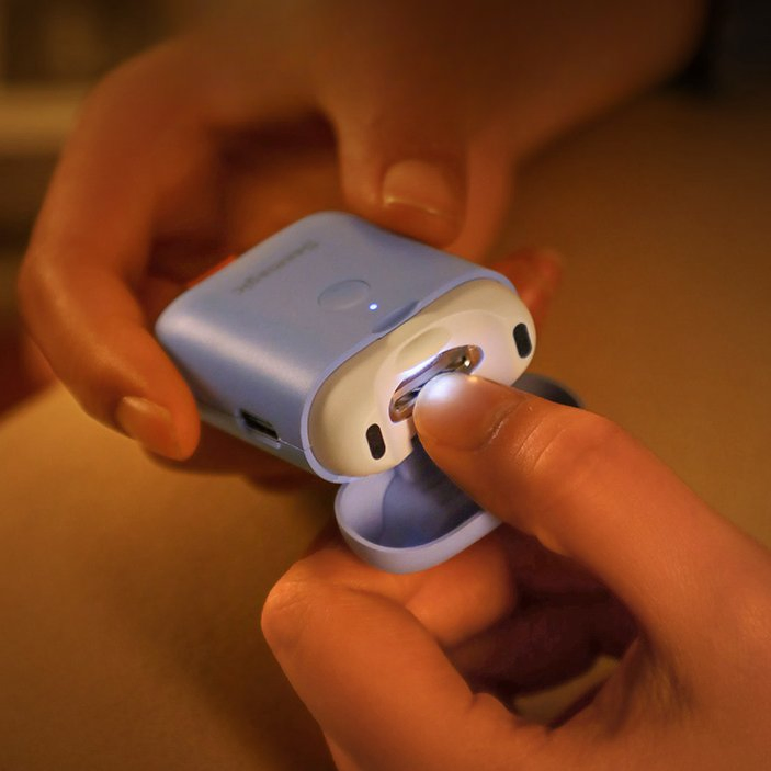 2025 Seemagic, Mini, Nail Clippers, Nail Automatic Trimming, Nail Polishing, Portable and Silent, Multi-Functional
