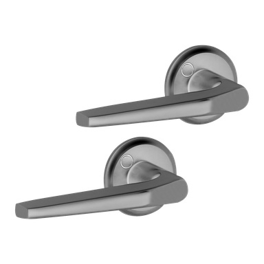Internal Door Handles, Set of Internal Door Handles Aluminium, Satin Chrome Color