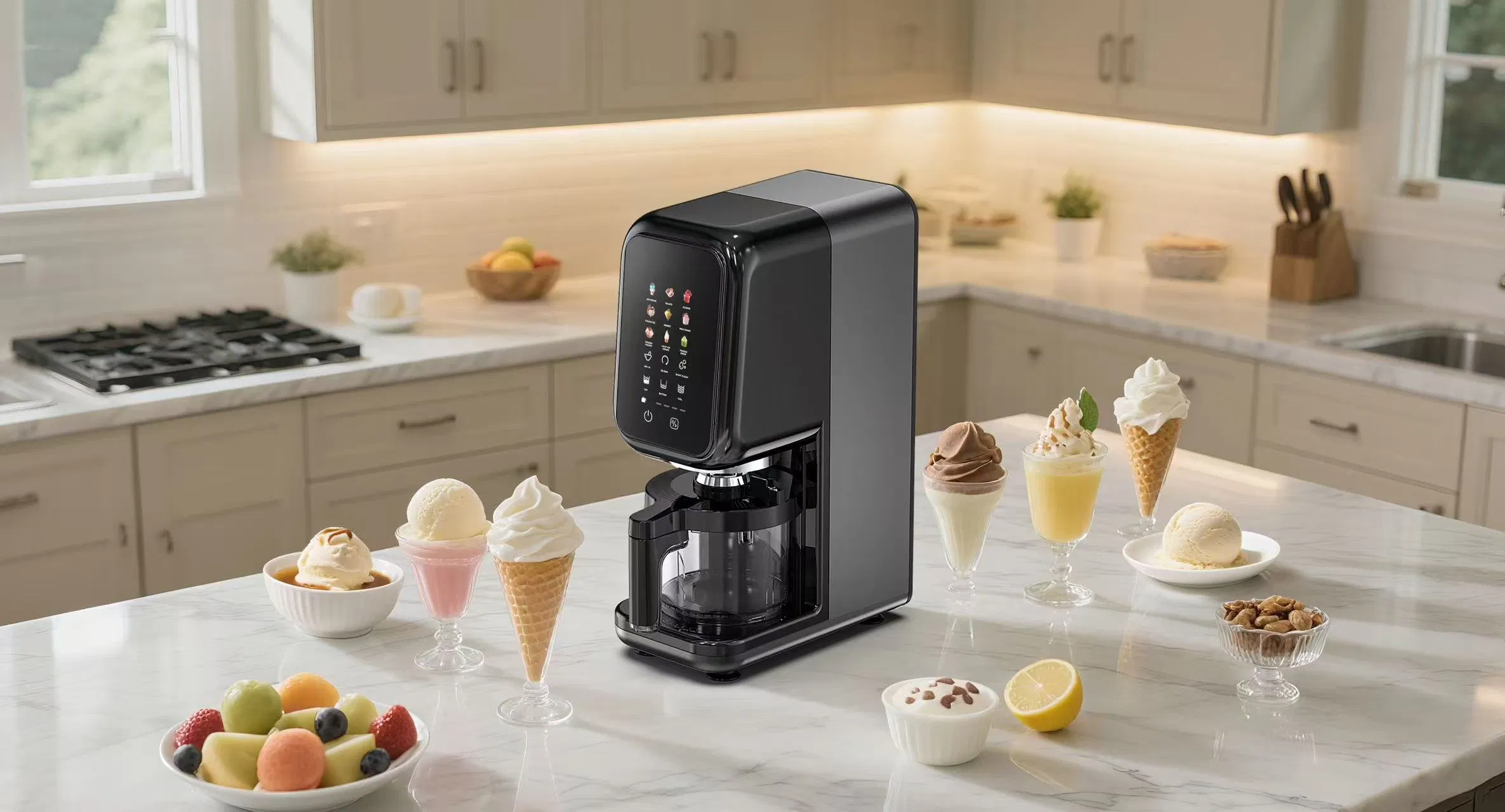 Kitchenidea Ice Cream Maker T0403 12 One Touch Programs