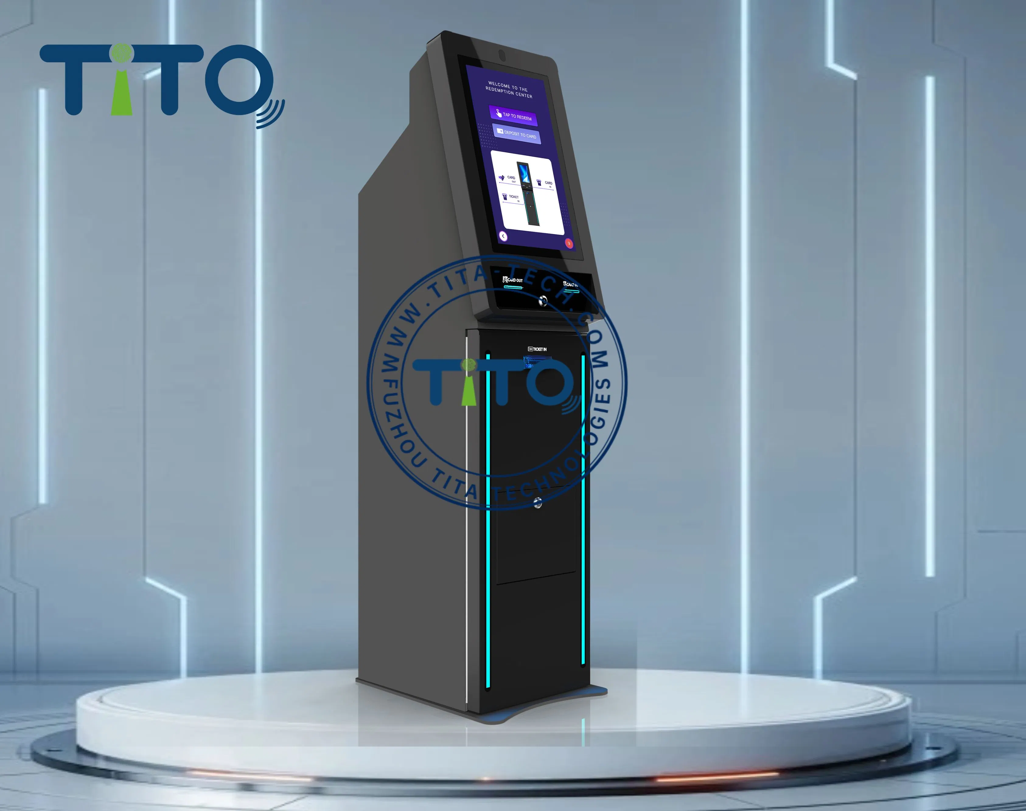Multi-Function Arcade Payment Station: Cash Acceptance, Coin Dispensing & Prize Ticket Redemption for Skill Games