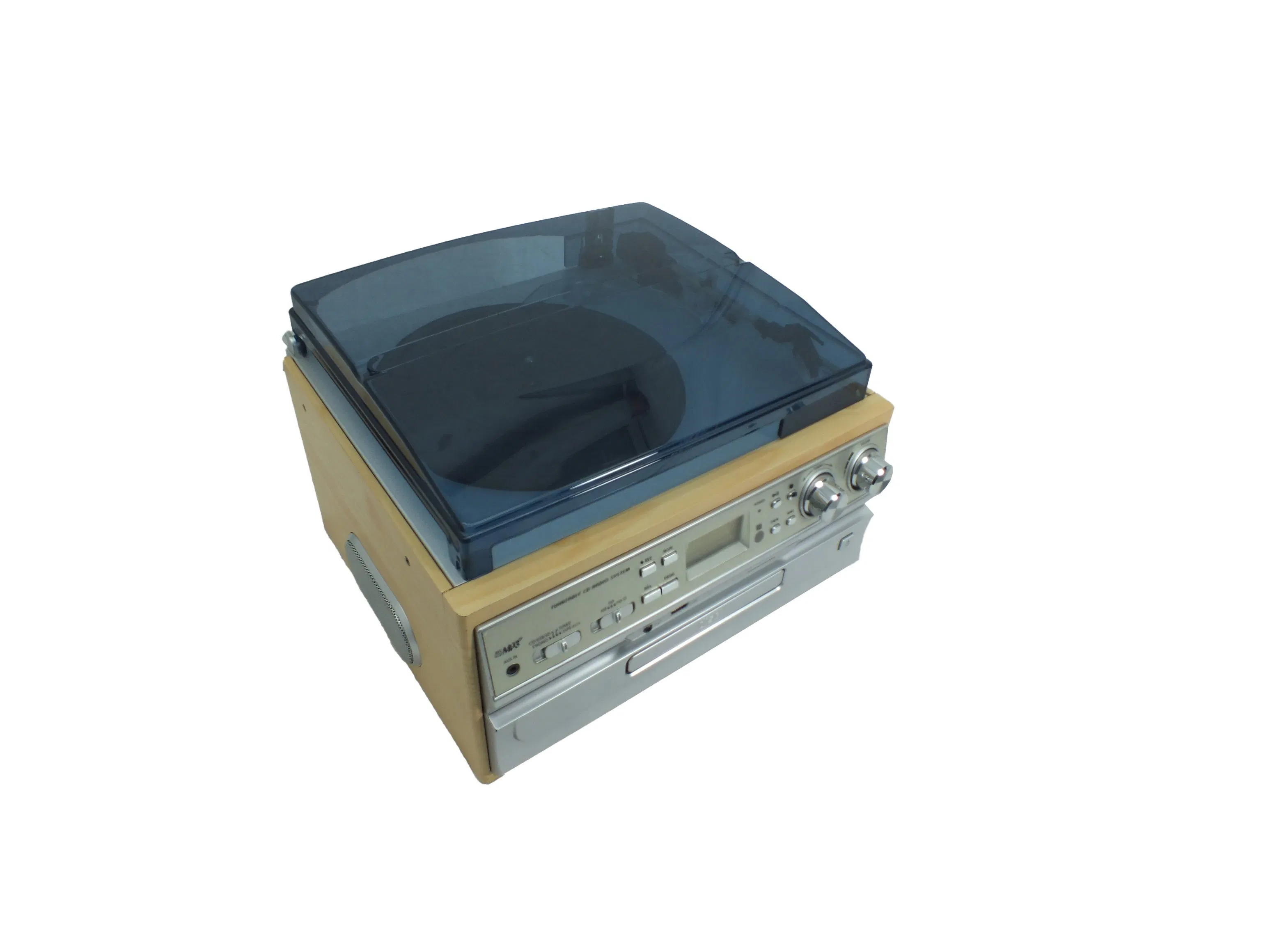 Ретро-проигрыватель винила и кассет с CD и USB