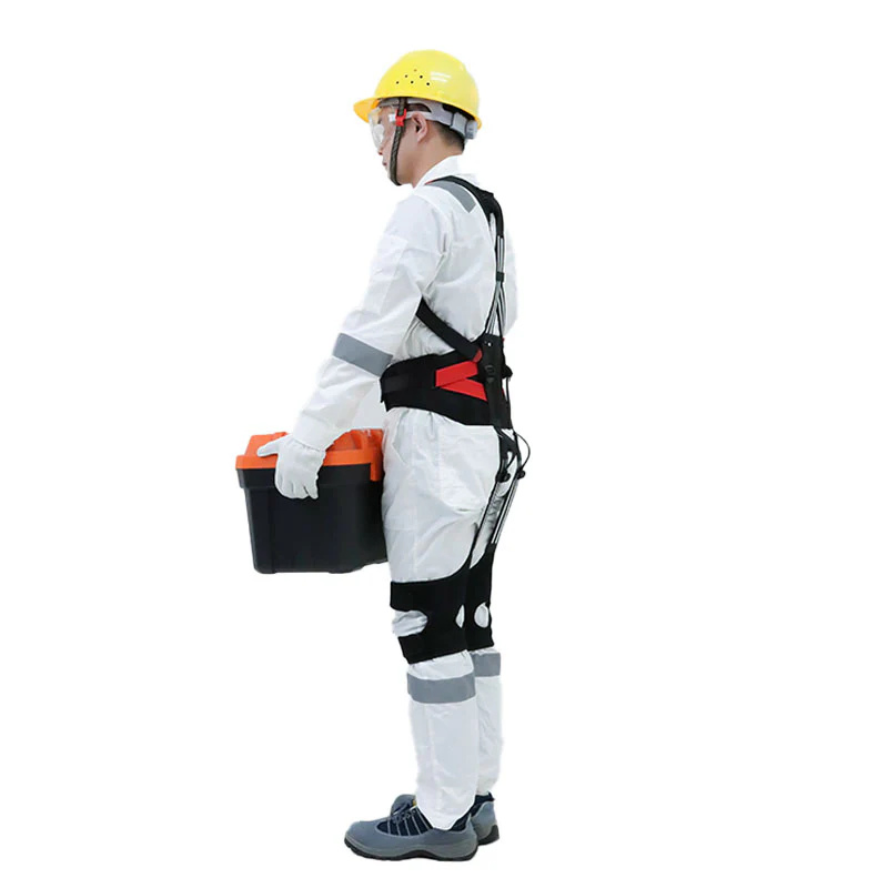 Soft Wearable Robotic Worker Exoskeleton Suit for Waist and Abdomen