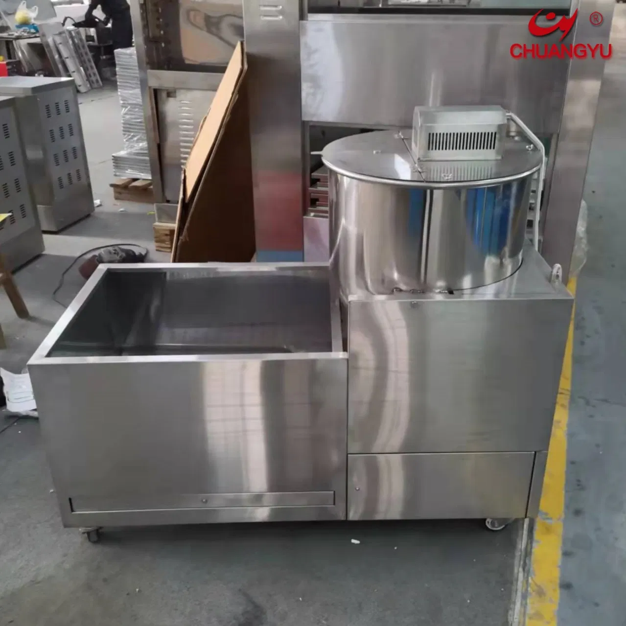 Chuangyu Cy-360 Large Natural Gas Sweet Mushroom Popcorn Mix Mixer Machine