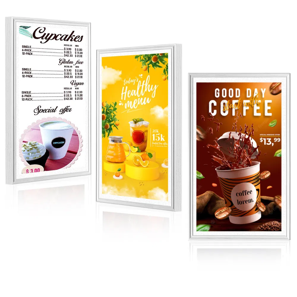 Цифровая фоторамка 27 дюймов, деревянная, Wi-Fi