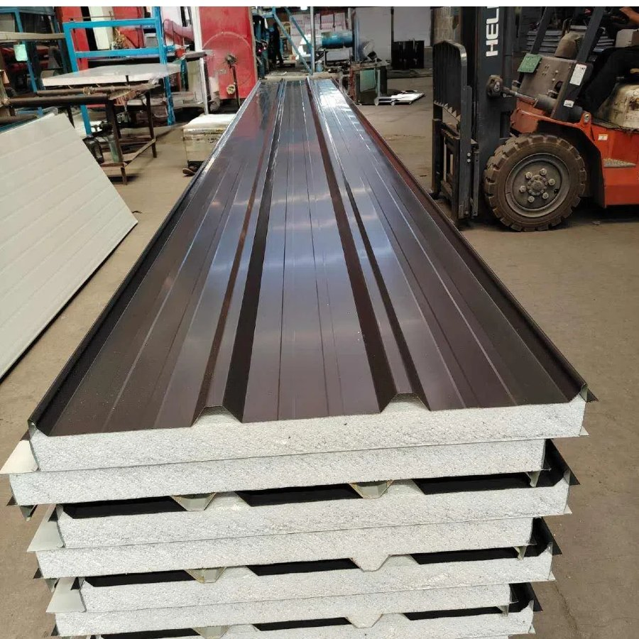 EPS Sandwich Panel with Wood Grain Finish for House Exterior Walls