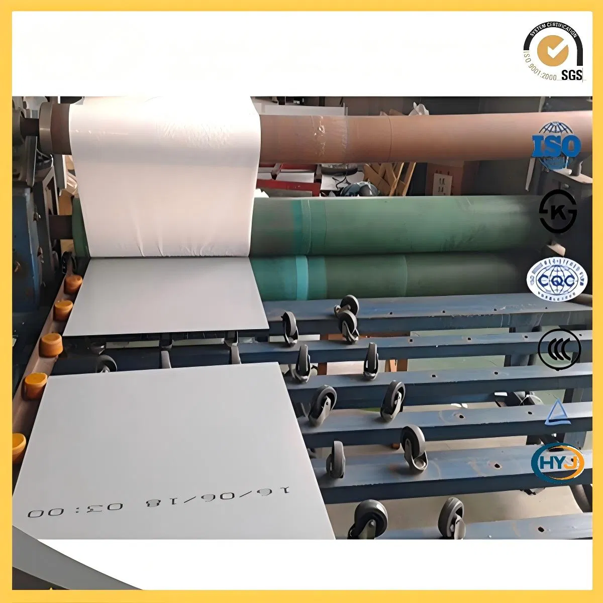 Cat I Milky White PE Shatterproof Safety Tape for Mirrors