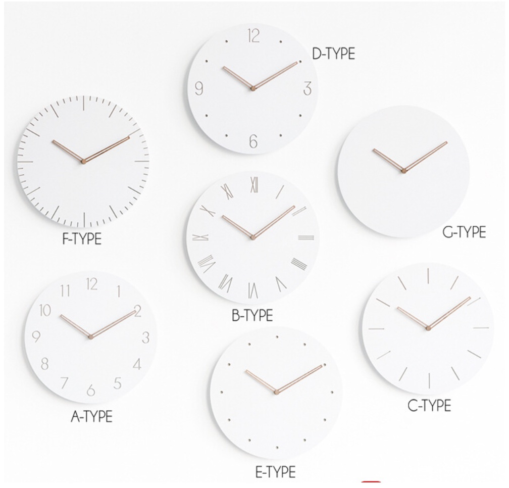 12 Inch Modern Design Wooden Decorative Wall Clock for Promotion Gift