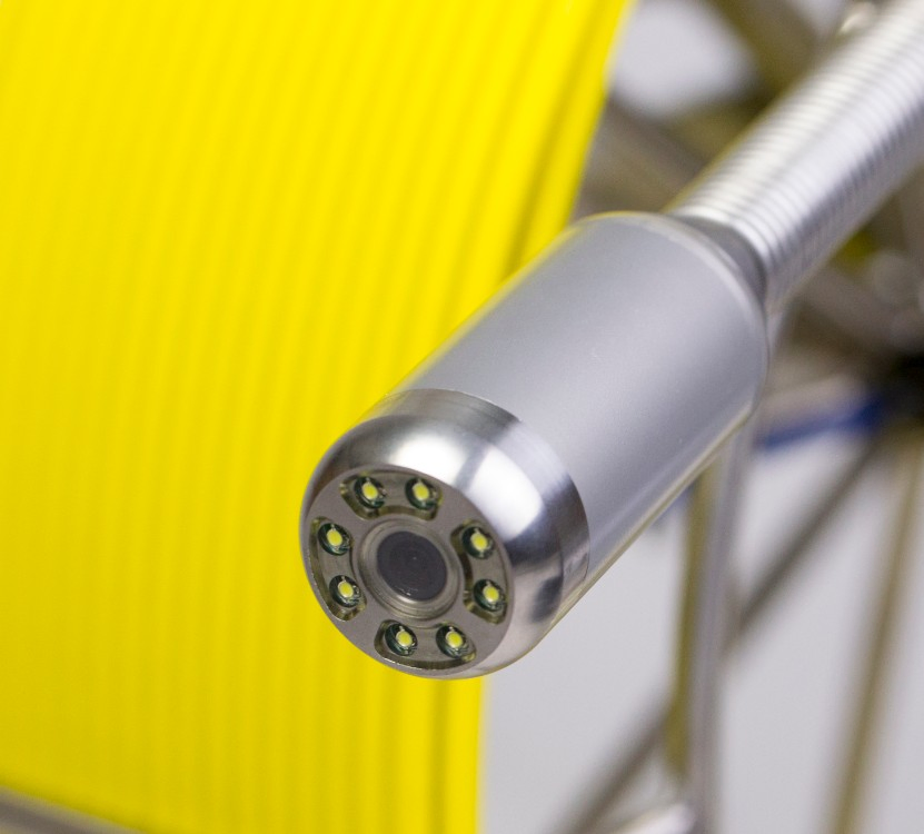 Push Rod CCTV Drain Pipe Inspection Camera with DVR and Keyboard