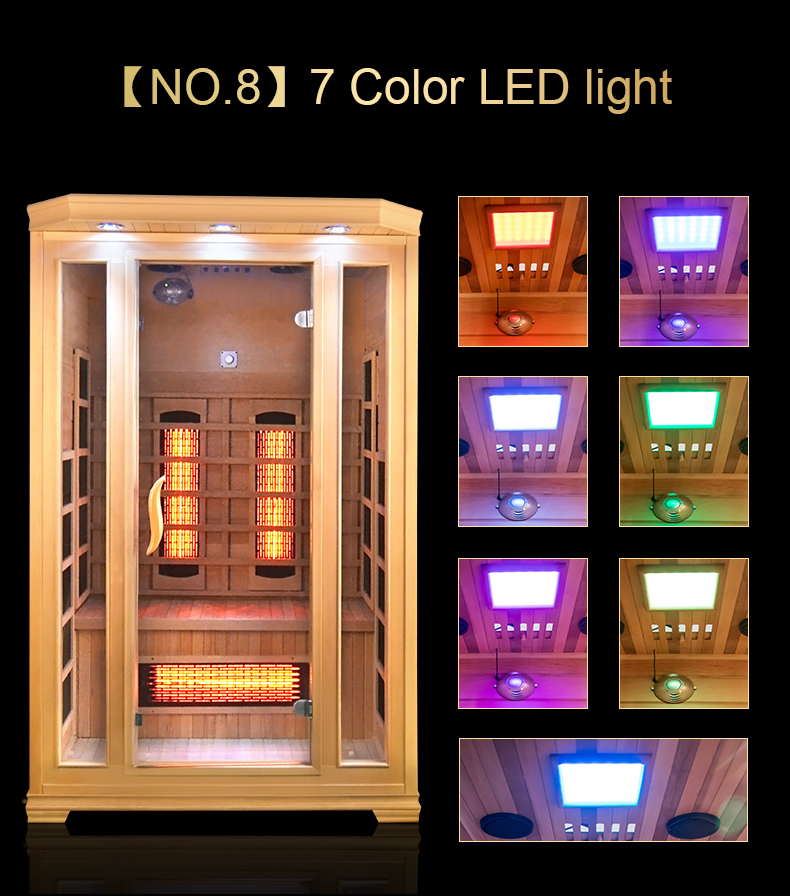 Инфракрасная сауна для дома на 2 человек с полным спектром