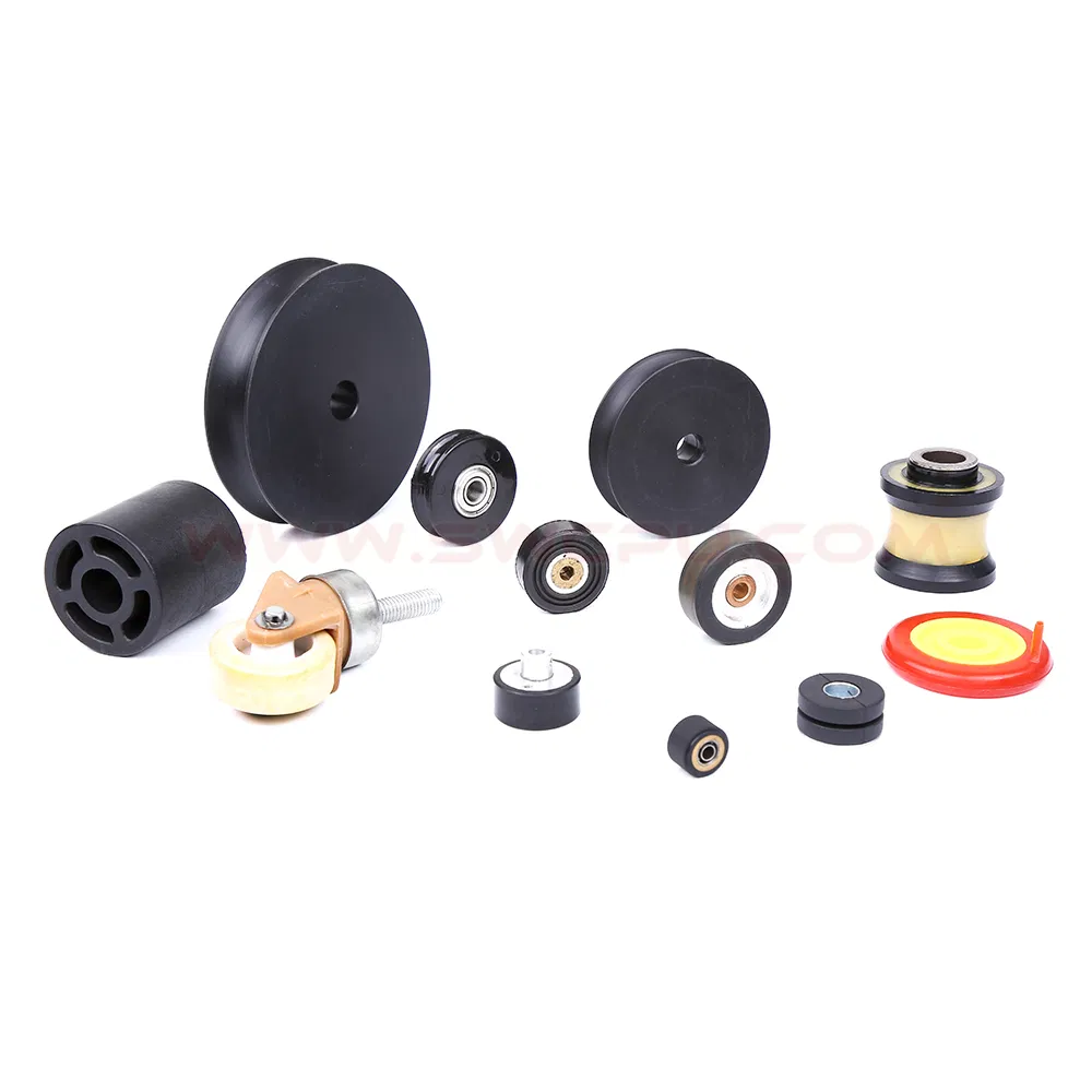 Custom Any Size, Color, Solid Small PVC Plastic Caster Wheels for Furniture Parts