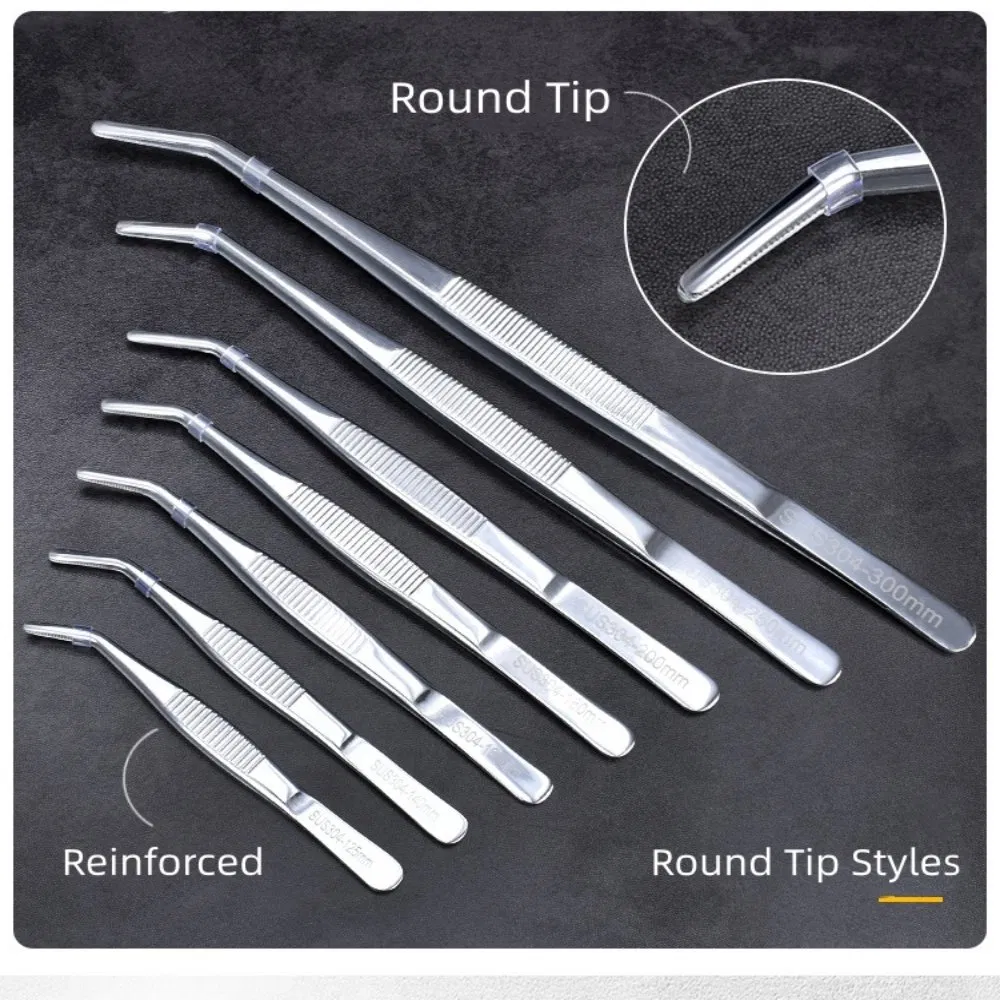 Extra Long Gardening Water Plant Fish Tank Aquarium 304 Stainless Steel Tweezers