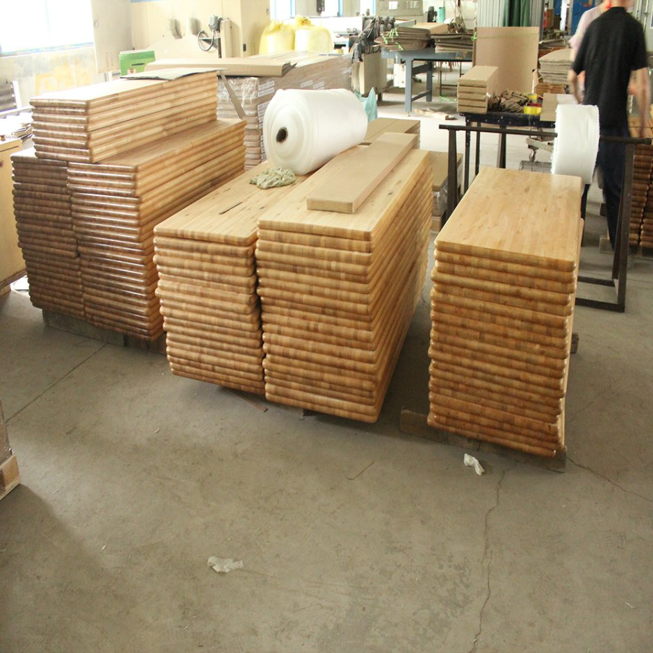 Formaldehyde-Free Finger Joint Worktops, E1 Green, Strong Desktop or Bench Use