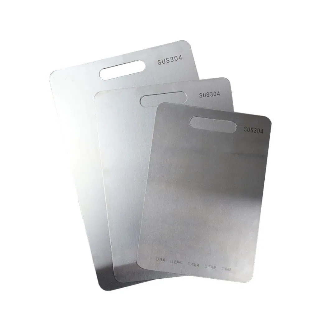 Stainless Steel Fruit Cutting Board Heavy Duty Chopping Board Esg15774