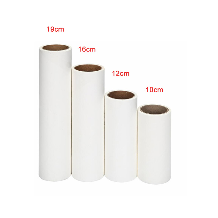 Magic Tool for Hair Removal Lint Roller Straight Handle Teasable Paper Sheets Silicone Plastic Replacement Rolls