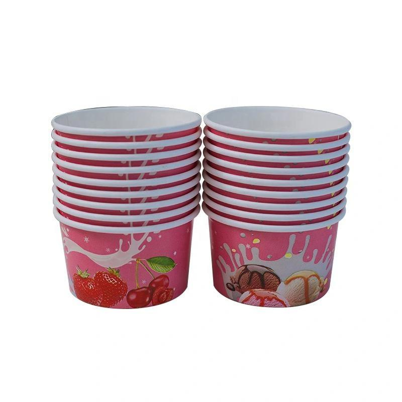 Custom High Quality Suppliers Paper Disposable Ice Cream Cup Ice Cream Bowl