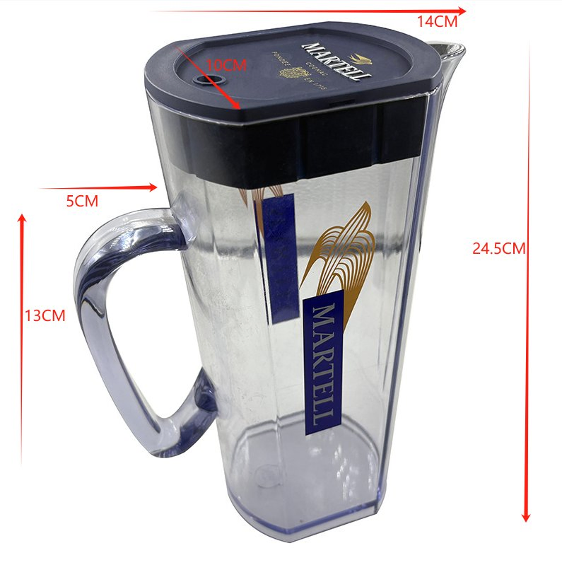 Durable Household Plastic Cold Water Cup and Kettle Set