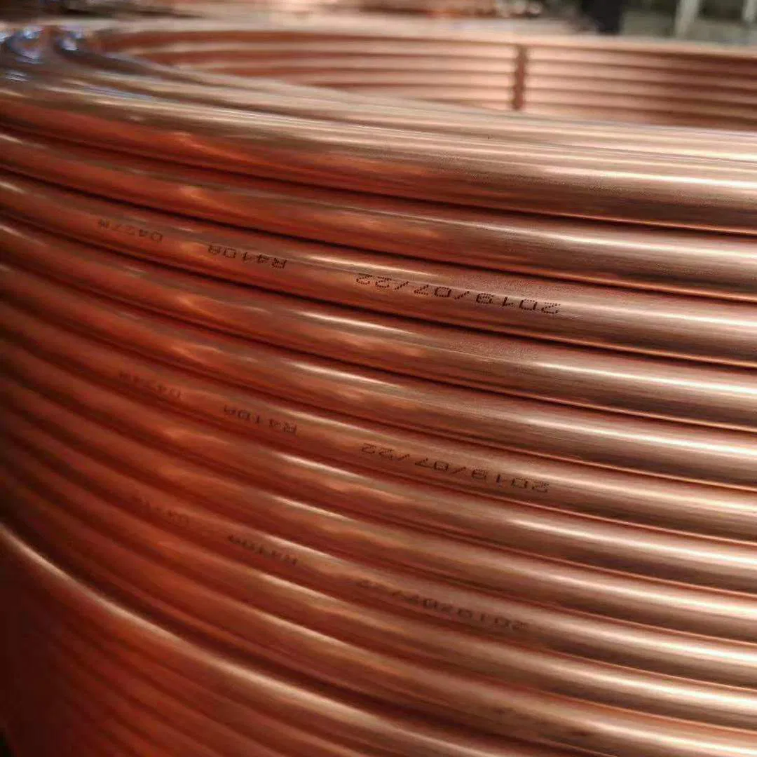Henbin Level Wound Coil Refrigeration Parts Copper Tube for HVAC, Copper Coil