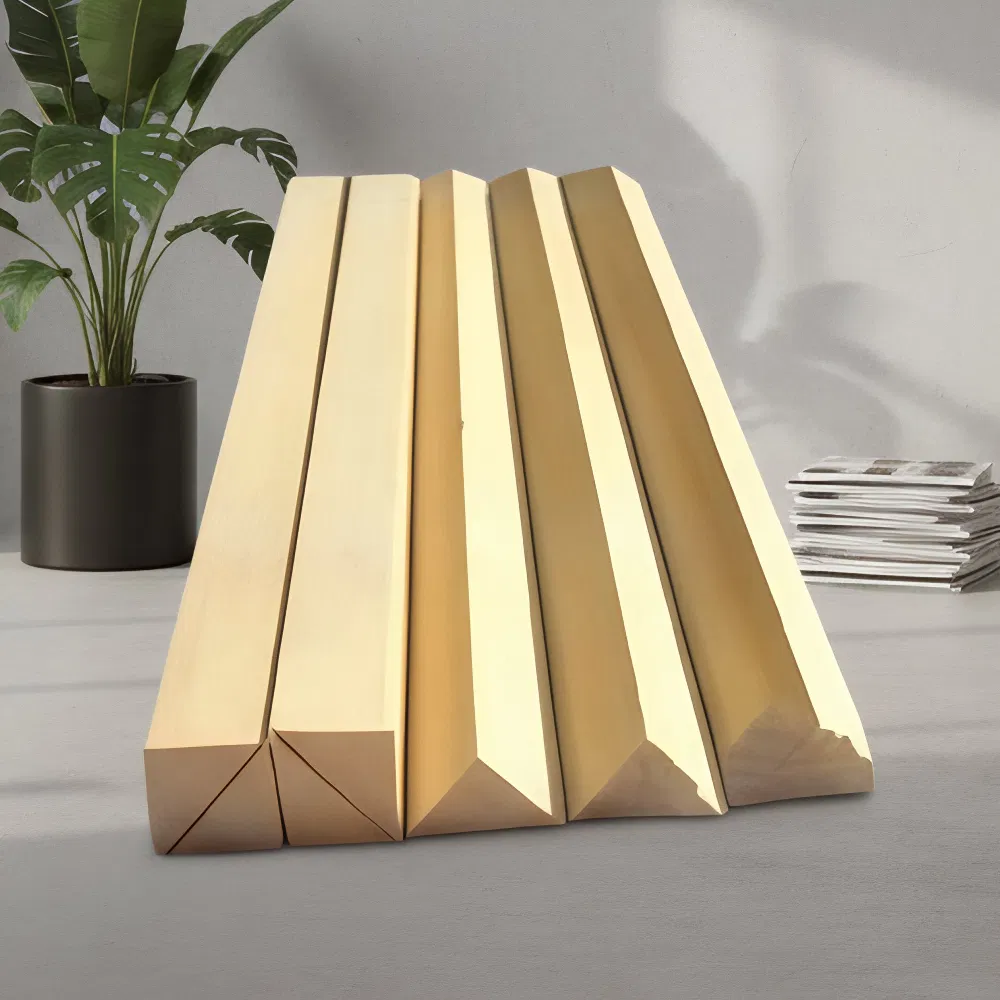 Durable Paulownia Pine Wood Chamfer Strips for All Your Building Needs