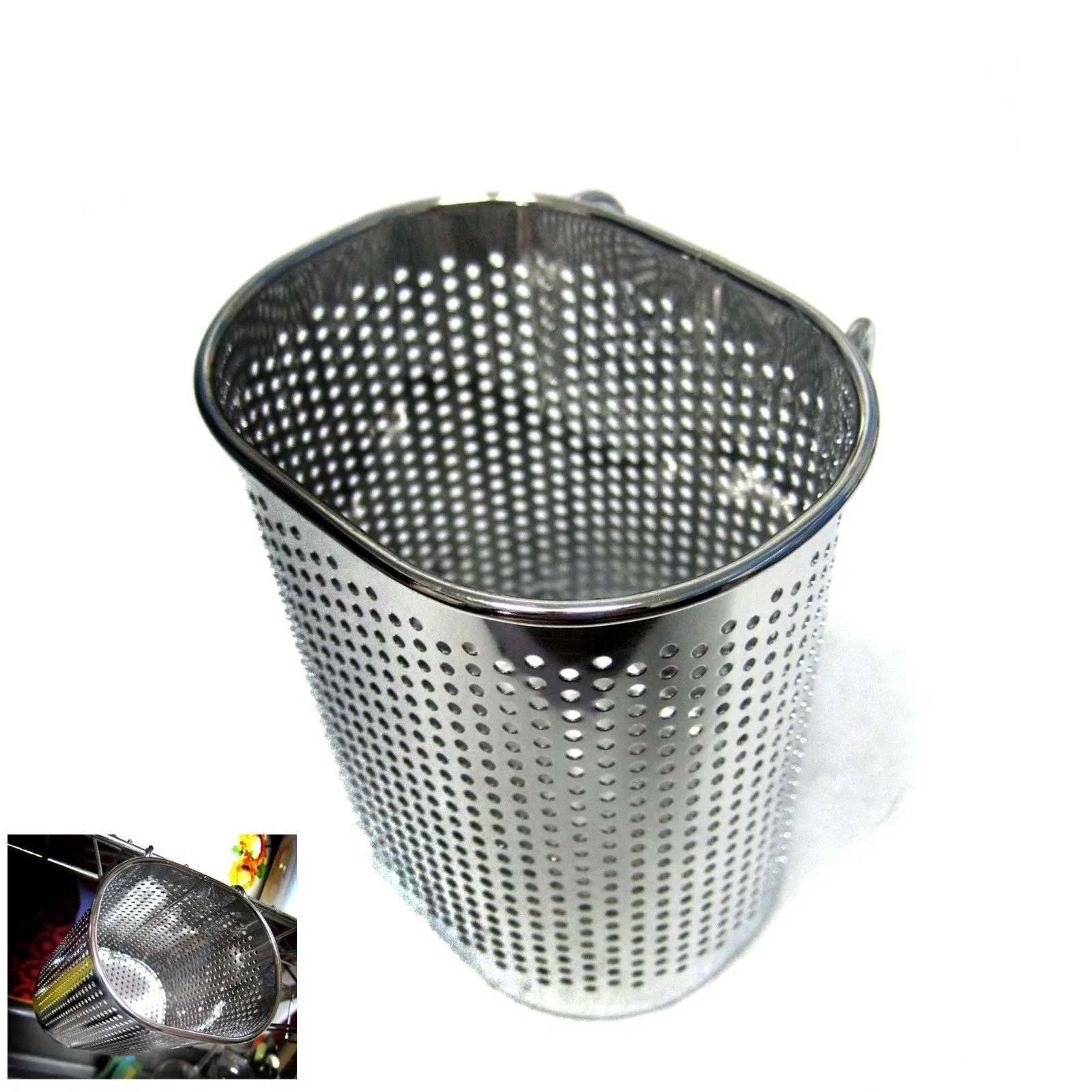 Porous Multi-Functional Perforated Metal Strainer Baskets for Tea