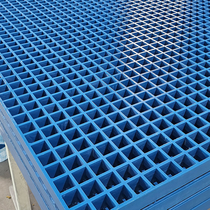 Reinforced FRP Grating From Chinese Manufacturer Structural Mesh Floor System for Harsh Environments Platforms Walkways Drain Covers