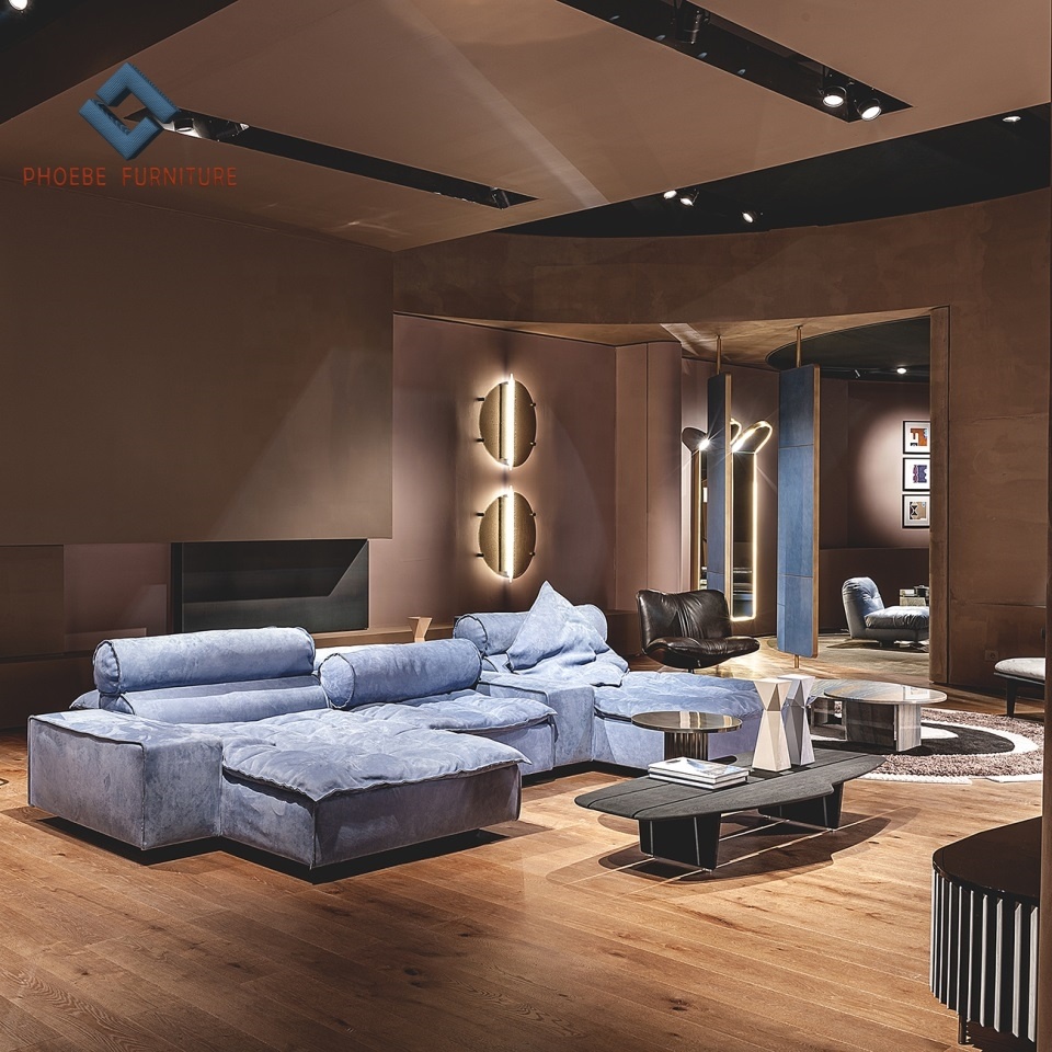 Мебель для гостиной кожаная комплект