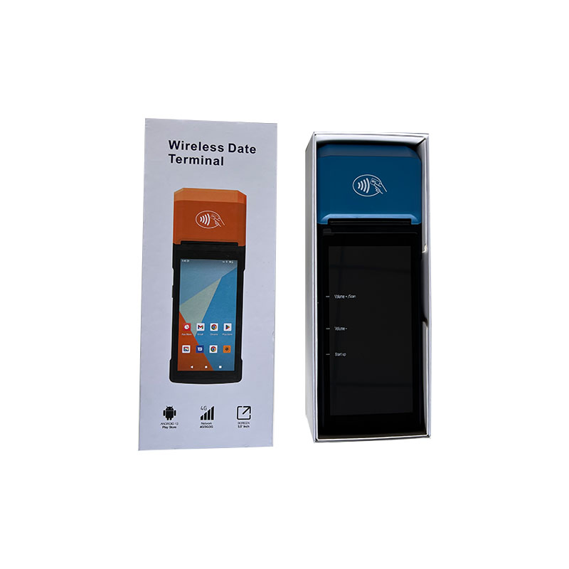 5.5 Inch Fingerprint NFC Handheld All in One Android 13.0 Receipt Printing POS System S81