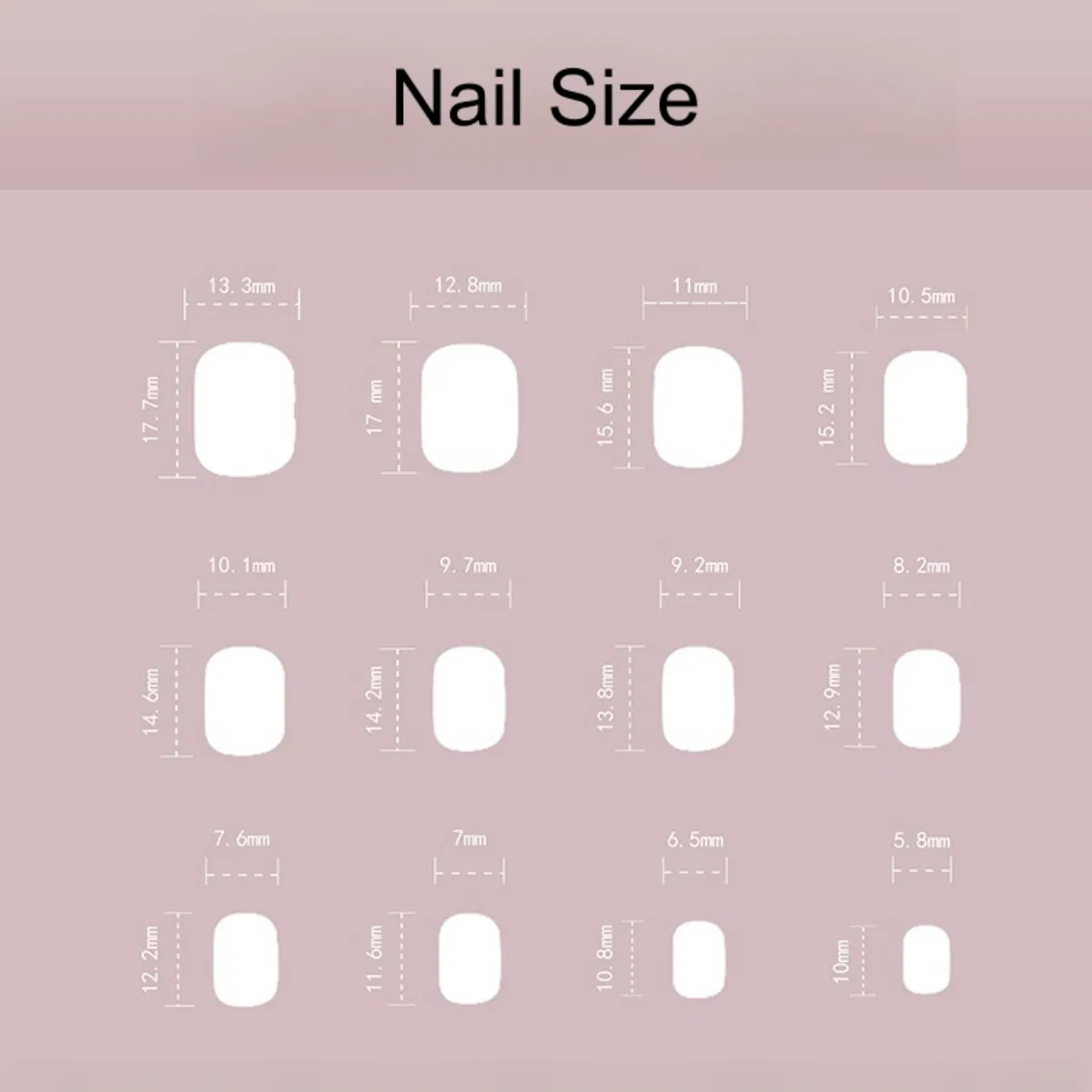 OEM Design Artificial False Nails Natural Square Press on Fake Nail