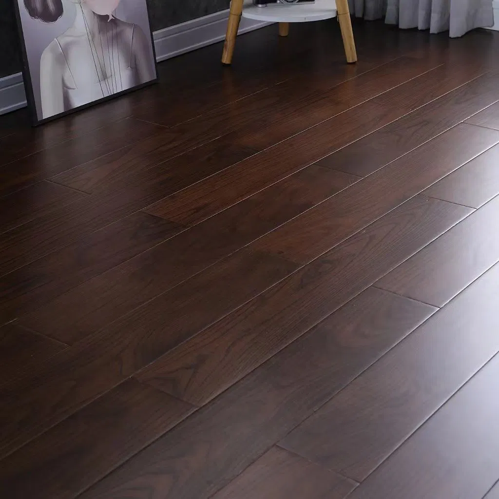 Паркетная доска водонепроницаемая темный орех/тик