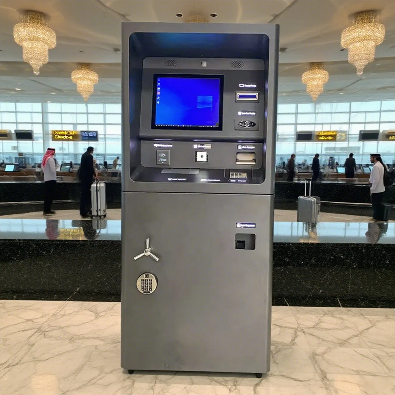 Multi-Functional API Xfs Protocol Provided Cash Deposit and Withdraw ATM Machine