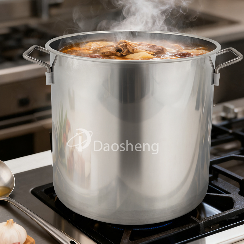 Кастрюля-ведро Daosheng из нержавеющей стали для варки и тушения