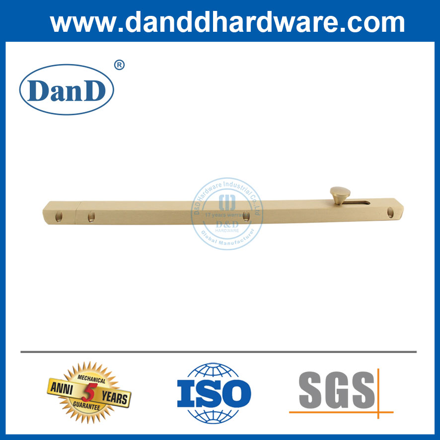 Hot Sale Antique Brass Commercial Door Bolt Accessories for Residential Building