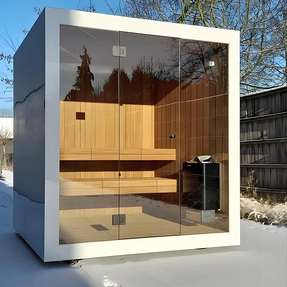 Portable Steam Sauna with 6kw Electric Wood Stove for Home Use