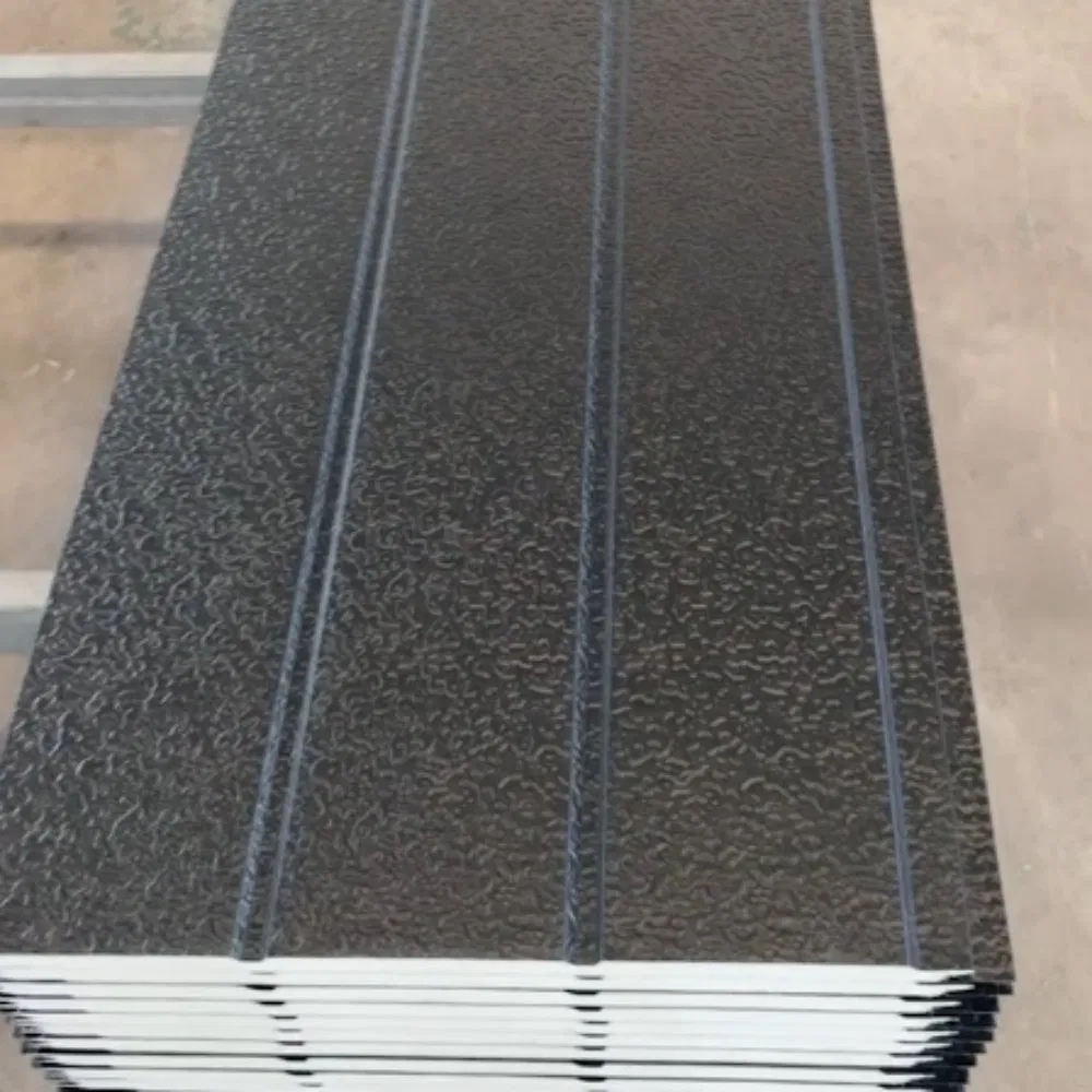 Waterproof Exterior PU Foam Sandwich Panels Metal Wall Decoration Panel