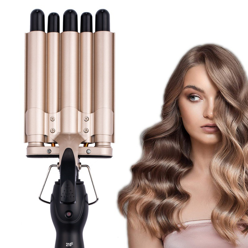 5 Barrel Hair Crimper Iron Curling Wand Hair Curler with Fast Heating up