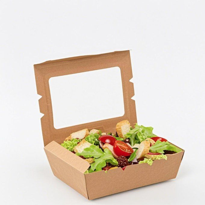 Wholesale Disposable Fast Food Take Away Food Packaging Box with Window
